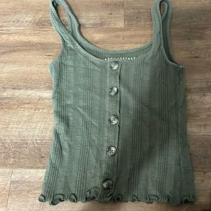 Aeropostale green girls small tank top, good condition